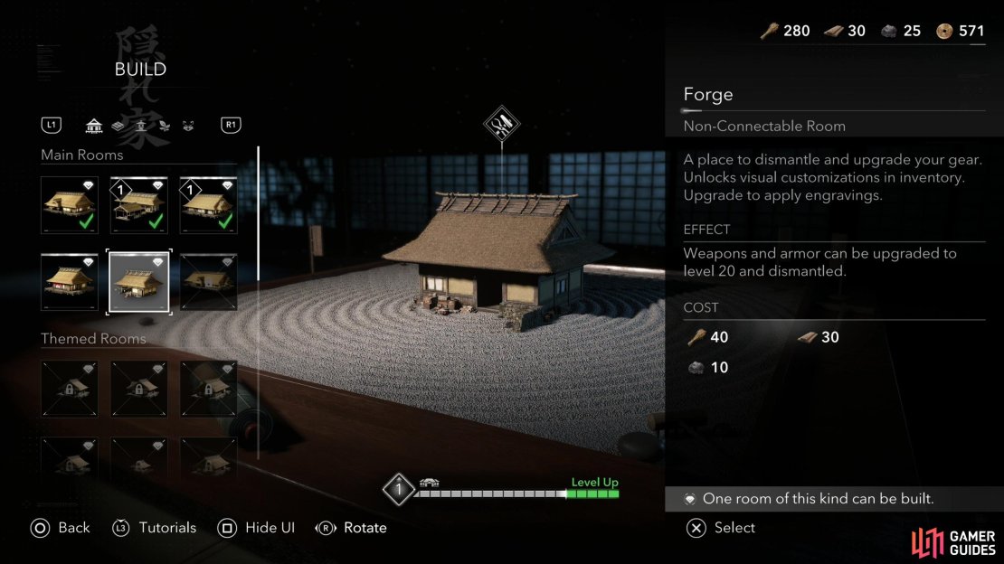 In order to transmog gear, you’ll need to build a Forge.