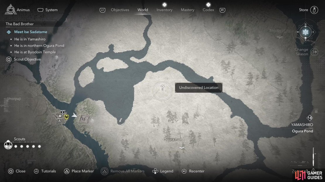You’ll need to travel to Byodoin Temple to track down Ise Sadatame.