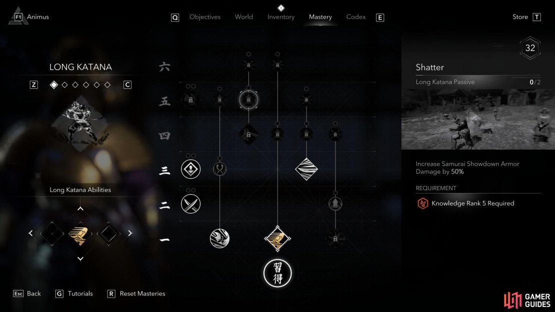 The Long Katana is Yasuke’s starting weapon, and a good one at that.