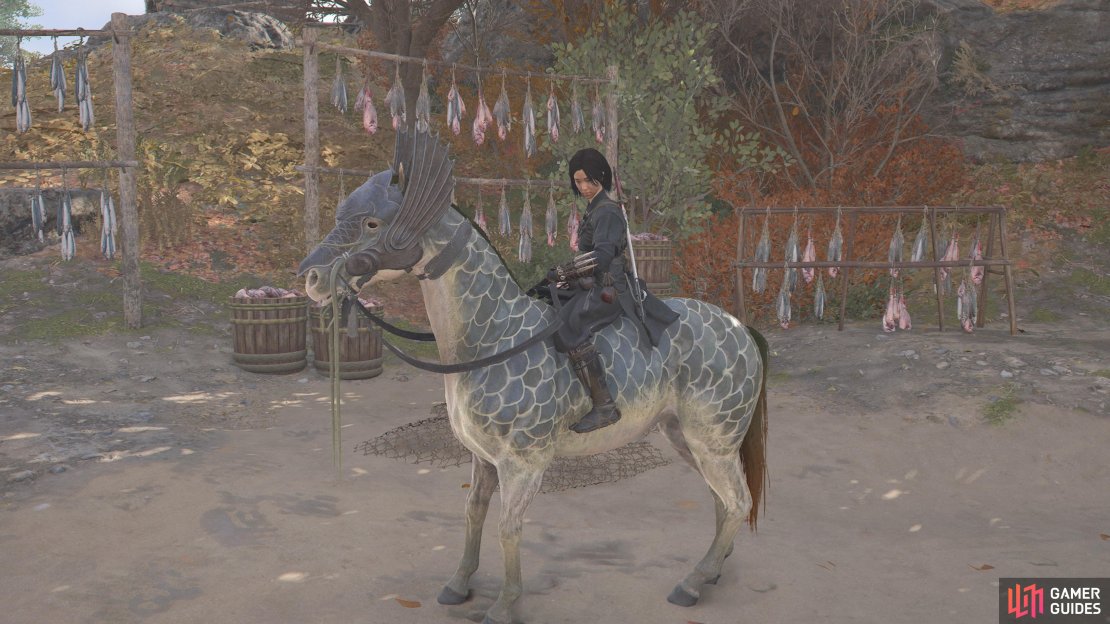 Namazu is the name of a legendary horse you can find in the game.