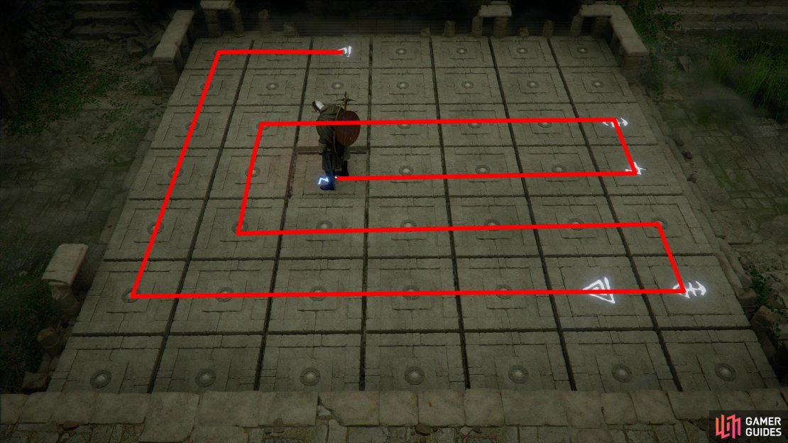 The solution to the second puzzle.