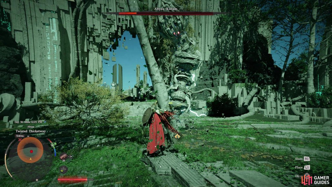 Or you can just hit it with a tree.