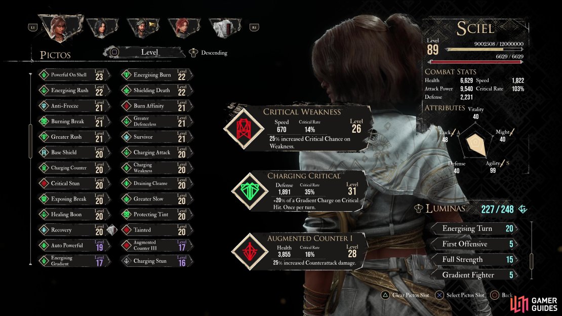 Pictos start getting massive stat increases in Act III of Clair Obscur: Expedition 33.