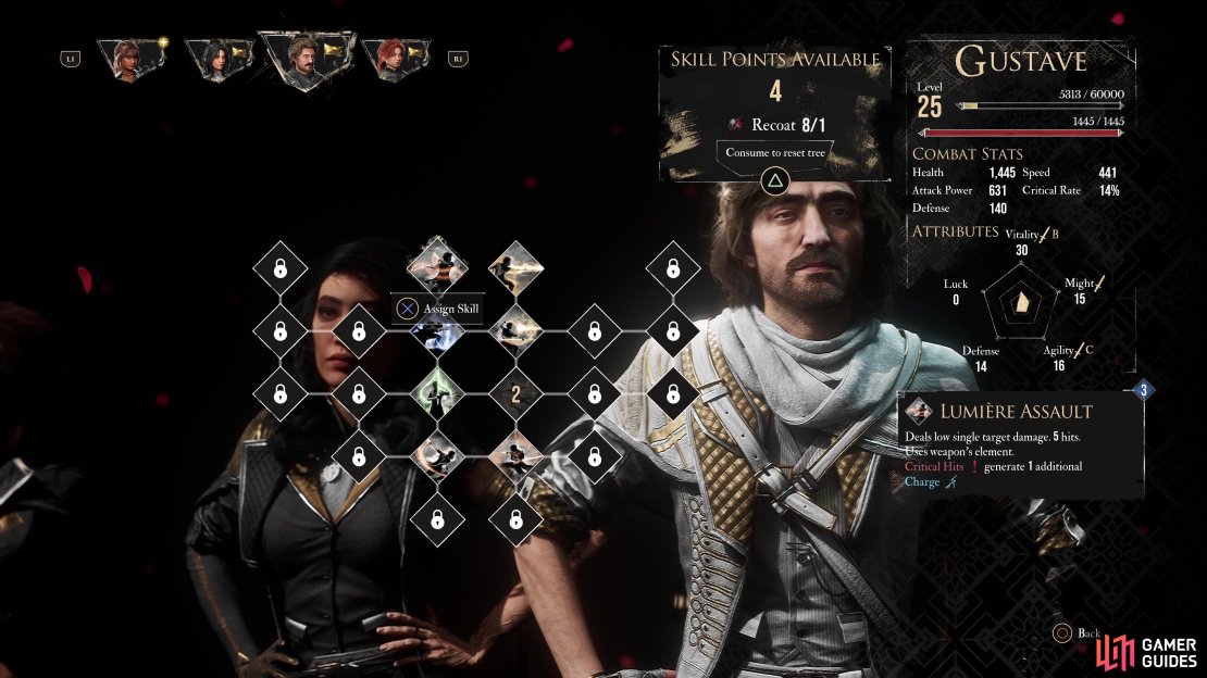 Consider getting Gustave’s Strike Storm as soon as possible.
