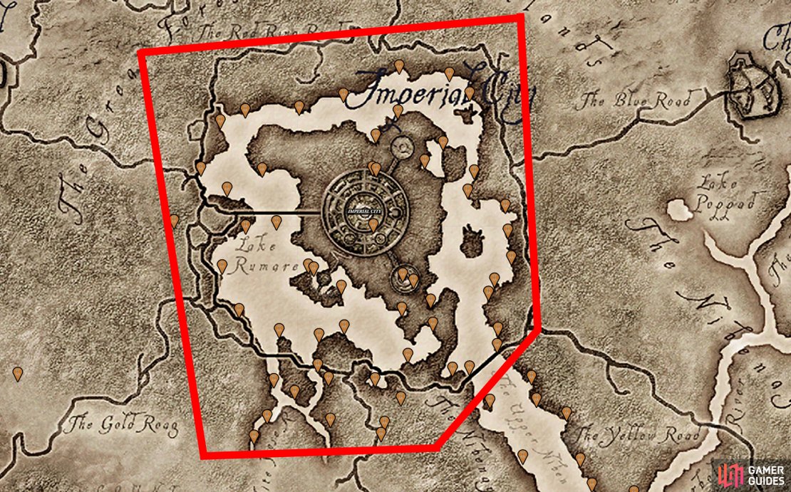 The table below covers the Nirnroots found in the Imperial City, on the City Isle, and around Lake Rumare.