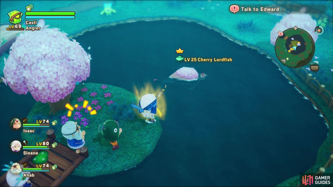 You can find a Cherry Lordfish in the second part of the Lulab Forest.