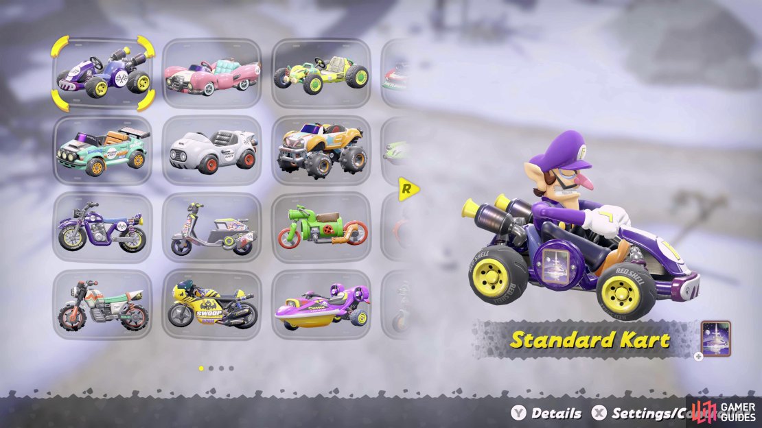 There are 40 Karts and Bikes to unlock in Mario Kart World.