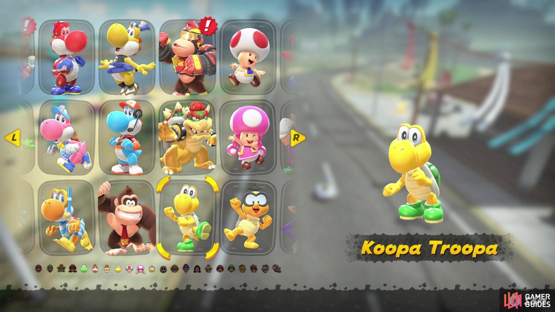 Koopa Troopa has five costumes to unlock in Mario Kart World.