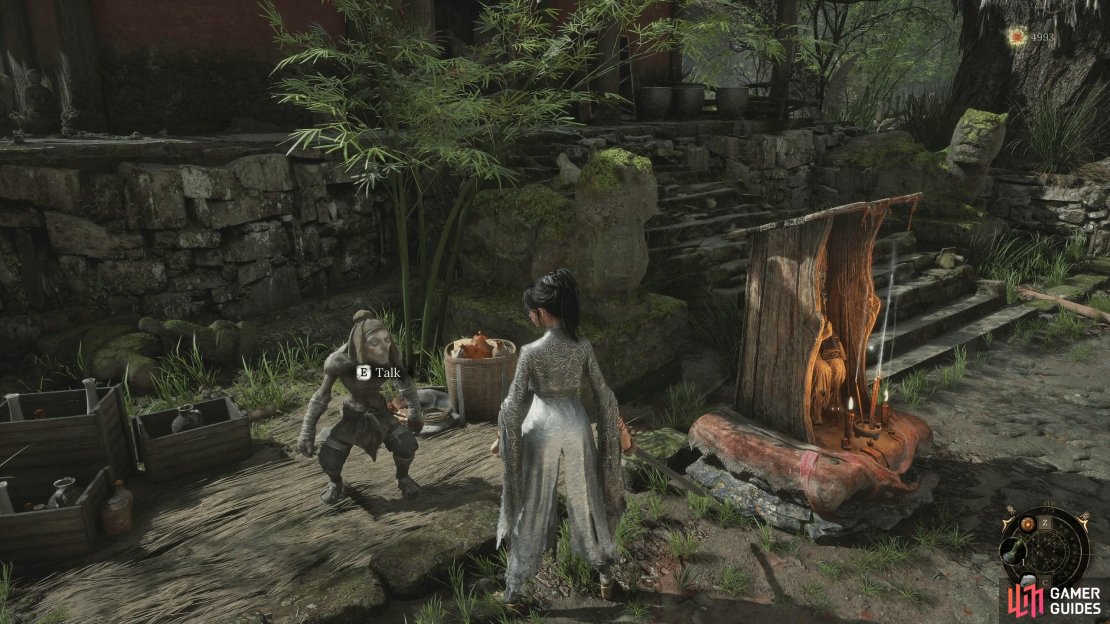 Wu Gang is a merchant who sells you various goods after handing over specific Key Items.