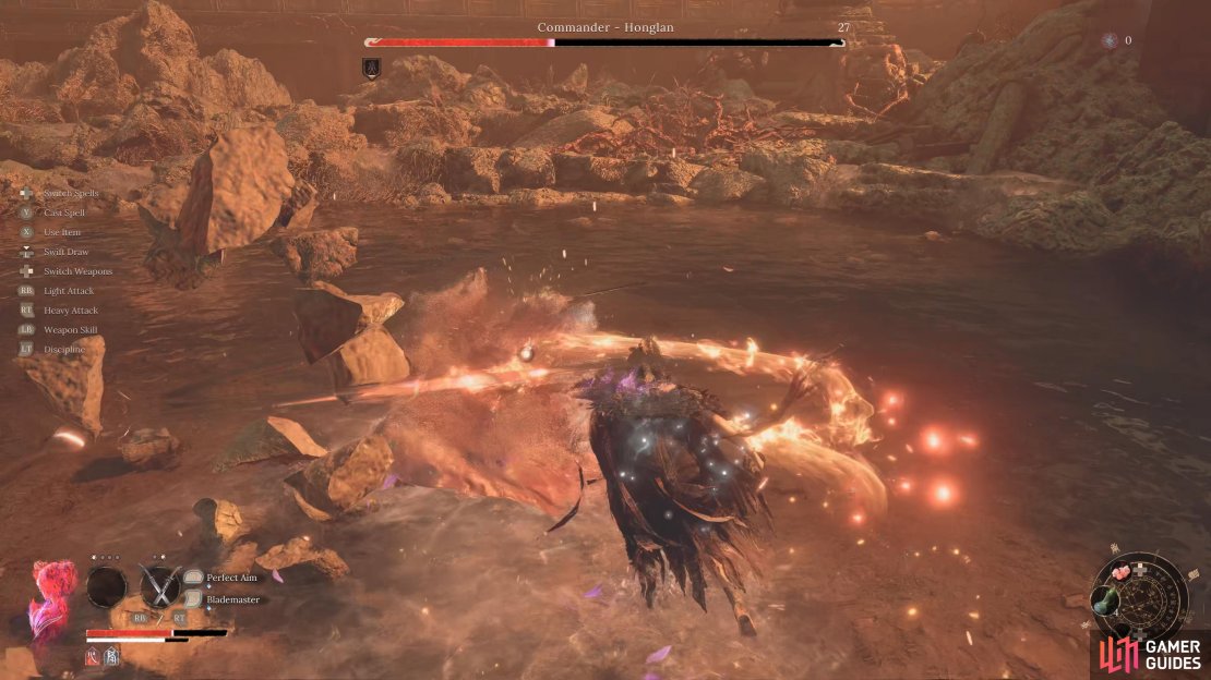 If played correctly, the Dual Blades Clash build will make short work of Honglan.