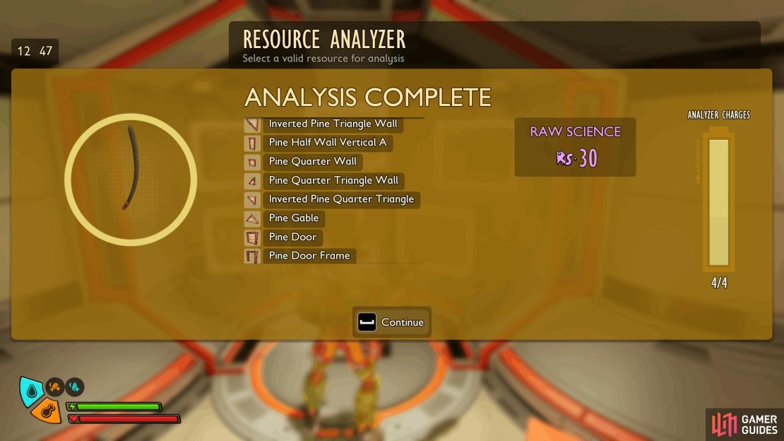 When you have a Pine Needle, analyze it in a Ranger Outpost.