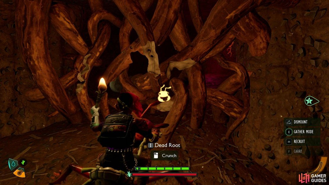 This guide teaches you how to crunch through Dead Root in Grounded 2. Image via Gamer Guides / Obsidian.