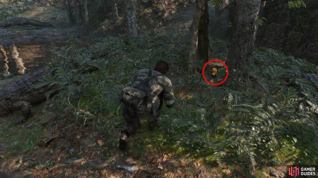 During Operation Virtuous, in the Dremuchij South area, find this GA-KO on a swamp island between a cluster of trees.