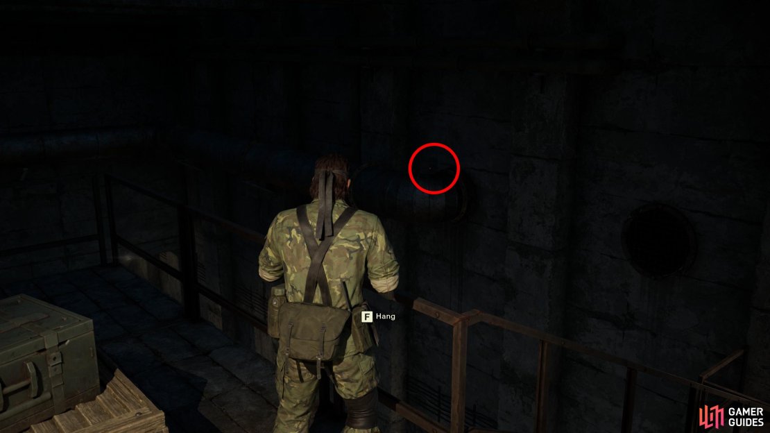 Climb to Ponizovje Warehouse 3F and from the top of the stairs, turn southeast to find this GA-KO on a pipe.