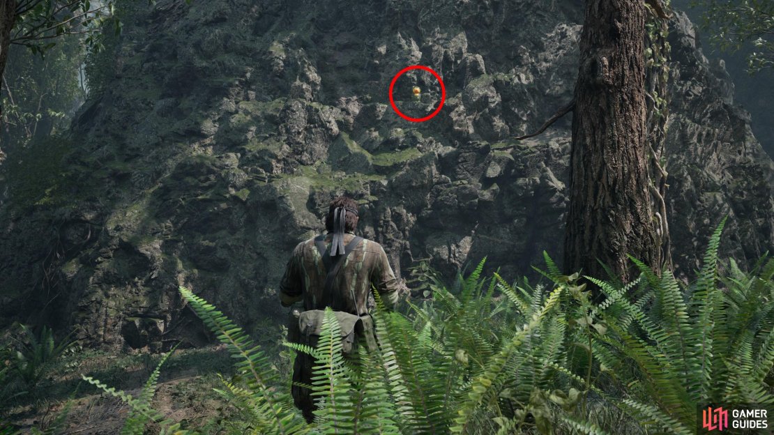 On some cliffs along the northern edge of the Sokrovenno South map, between two exits, you&rsquo;ll find this GA-KO relatively out in the open.