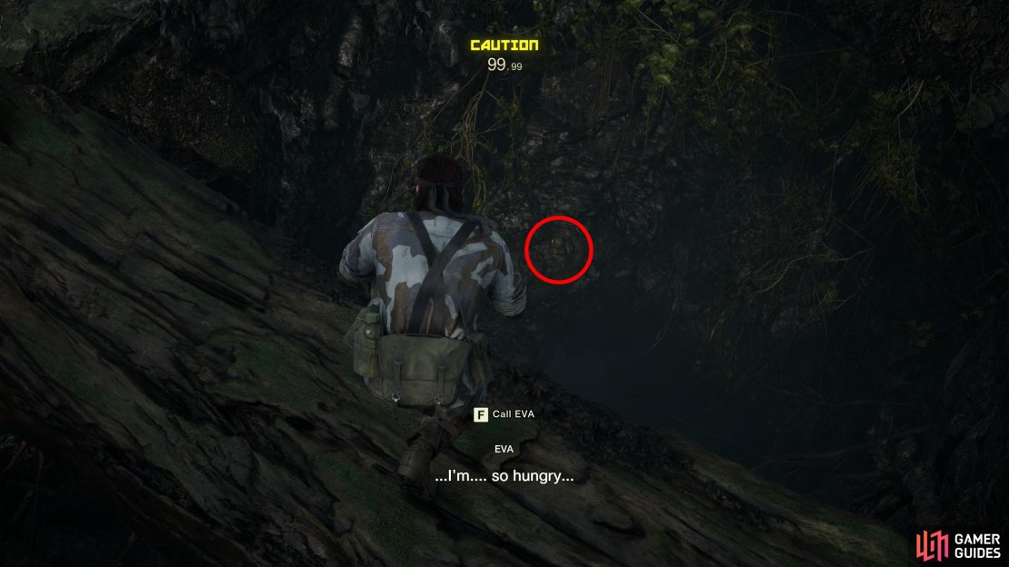After a cutscene partway through Zaozyorje West, take a fork to the west and you&rsquo;ll need to cross a log bridge. Atop this bridge look down and to the west to spot this GA-KO below you.