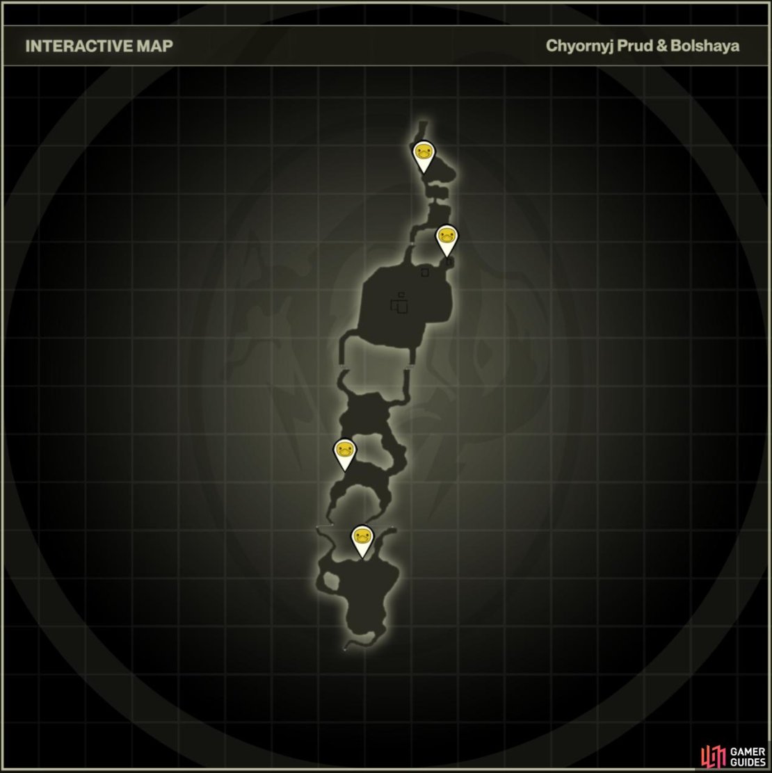 A map of all the GA-KO in the Chyornyj Prud and Bolshaya regions.
