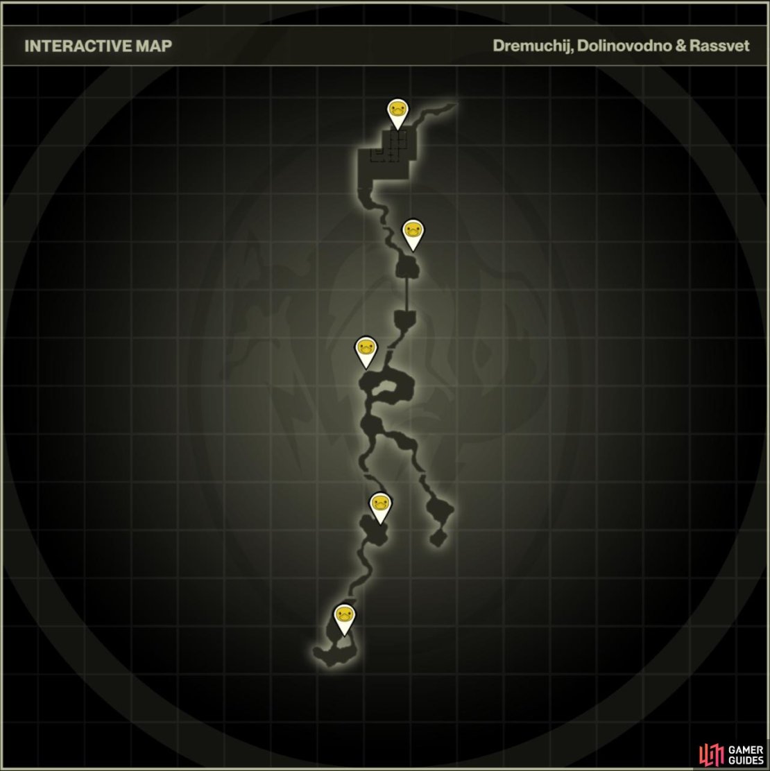 A map of all the GA-KO locations during Operation Virtuous.