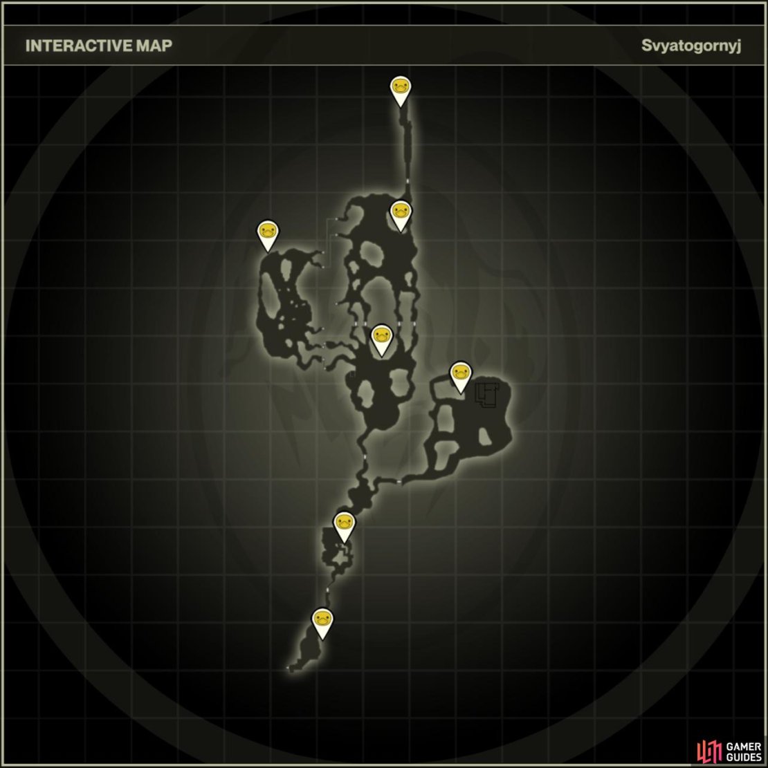 All the GA-KO you can find in the Svyatogornyj, Sokrovenno and Krasnogorje Tunnel areas.