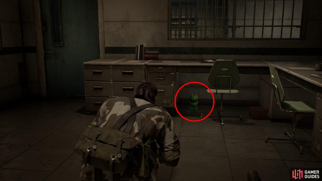 In the Groznyj Grad Torture Room building, from the entrance turn left and enter a room at the end of the hallway. This Kerotan is under the table to the east.