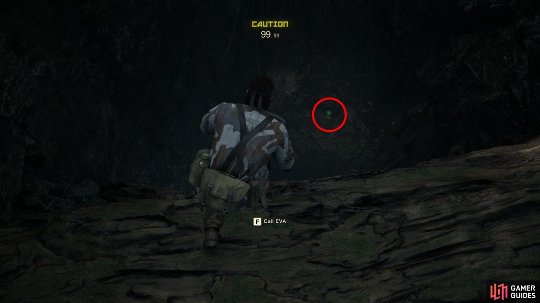 After a cutscene partway through Zaozyorje West, take a fork to the west and you’ll need to cross a log bridge. Atop this bridge look down and to the east to spot this Kerotan below you.