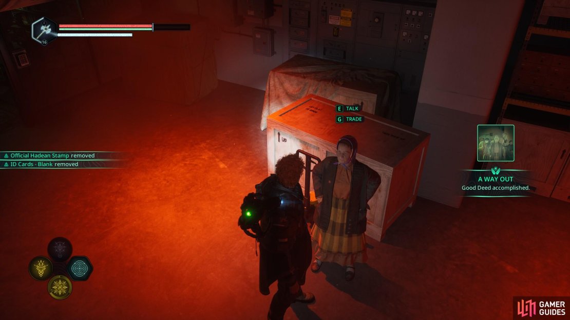 Here’s how to complete the A Way Out Good Deed and save the people in the Library. Image via Gamer Guides / Nacon.