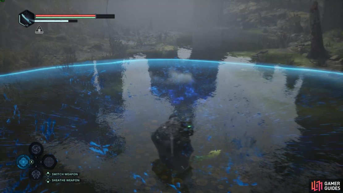 Look at the range of this large stun. It&rsquo;s easily great for control, other Grief Glyph need. Image via Gamer Guides / Nacon.