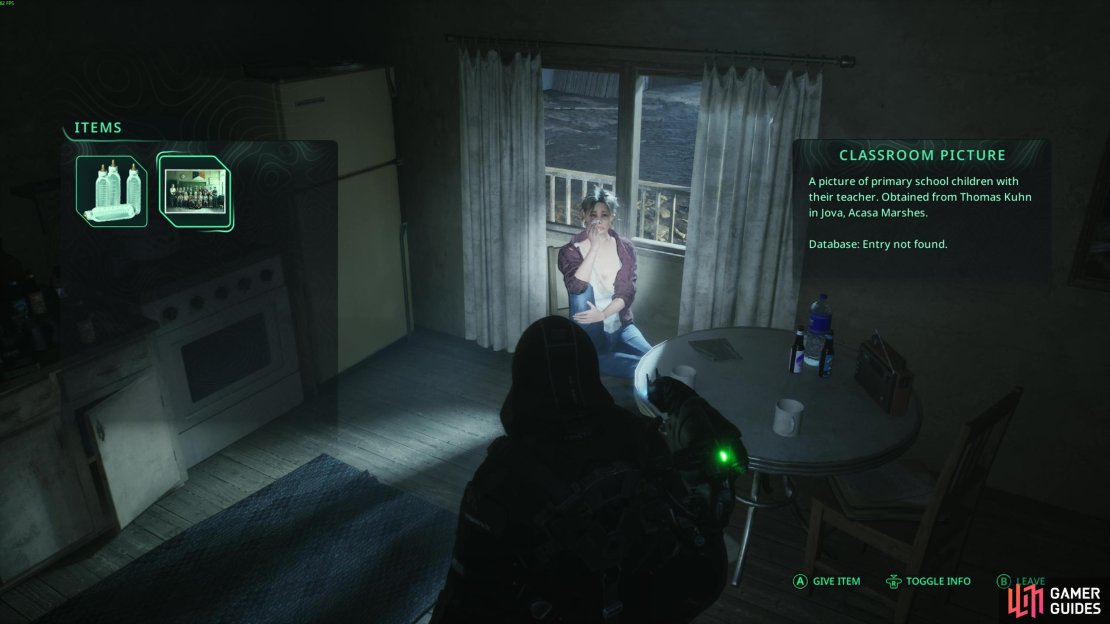 Give the Despondent Lady the Classroom Photo. Image via Gamer Guides / Nacon.