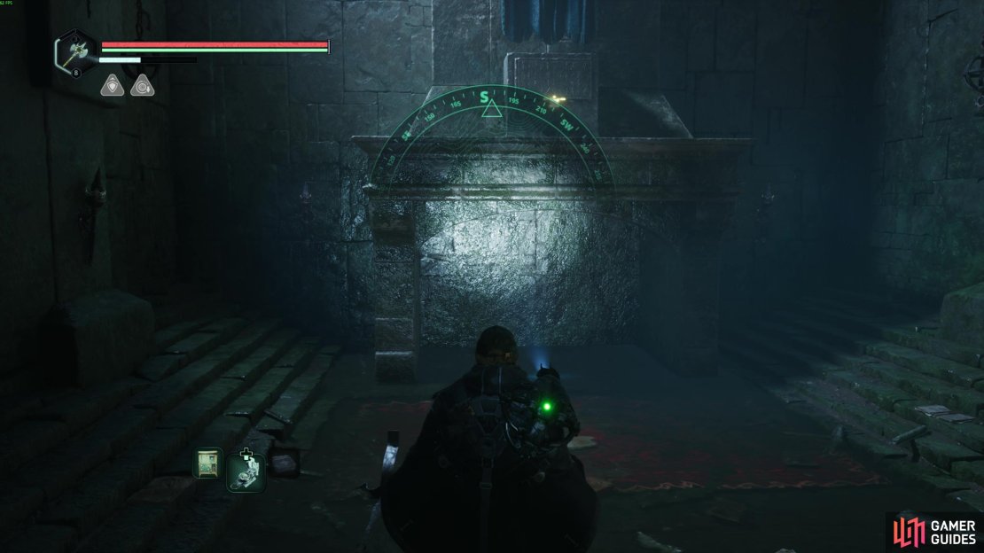 Activate the torches at the south side of the puzzle room. Image via Gamer Guides / Nacon