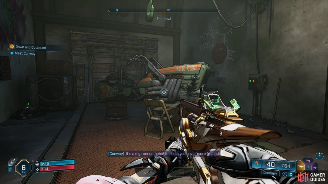 Your first Digirunner in Borderlands 4.