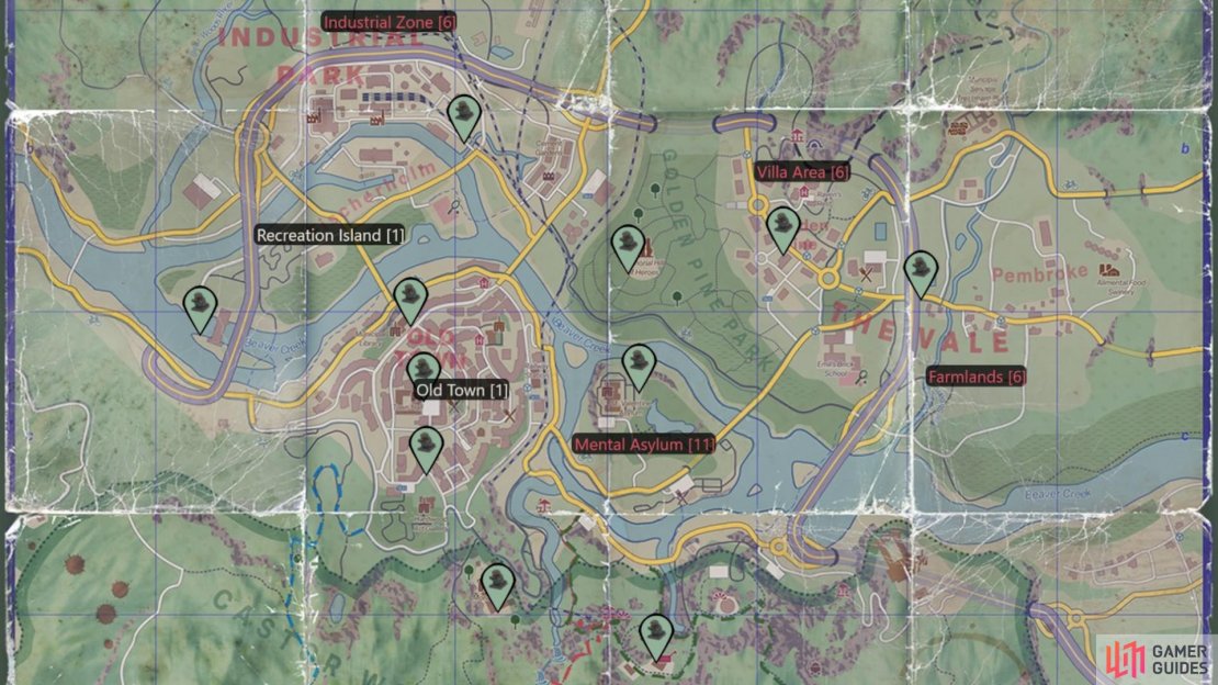 Here&rsquo;s where to find all Beaver Locations in Dying Light The Beast. Image via Gamer Guides.