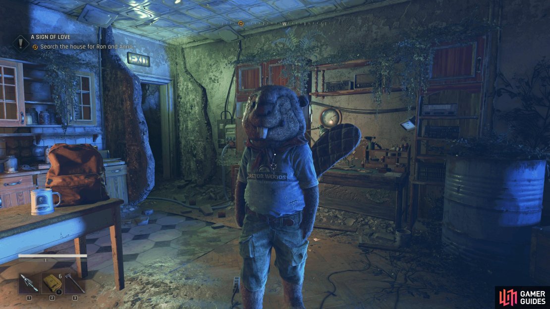 You will wake up to find the Beaver Stick boss in the damn with you. Image via Gamer Guides / Techland.