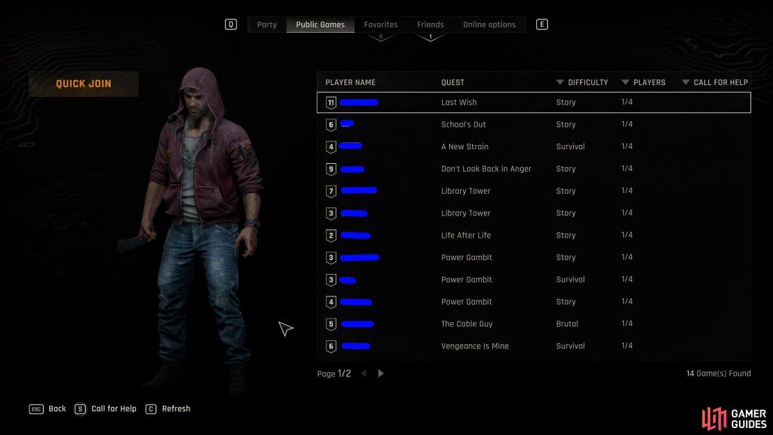 You can play Dying Light The Beast and get shared progression if you&rsquo;re at the right stage of the game as someone. Image via Gamer Guides / Techland.