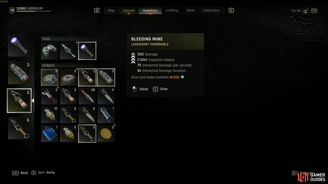 There are two types of legendary mines that you can find via Treasure Hunts. Image via Gamer Guides / Techland.