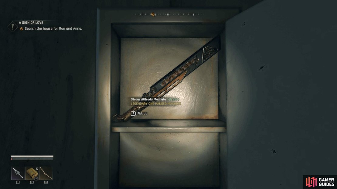 You gotta tap this metal case after clearing the Dark Zone out to get this easter egg weapon. Image via Gamer Guides / Techland.