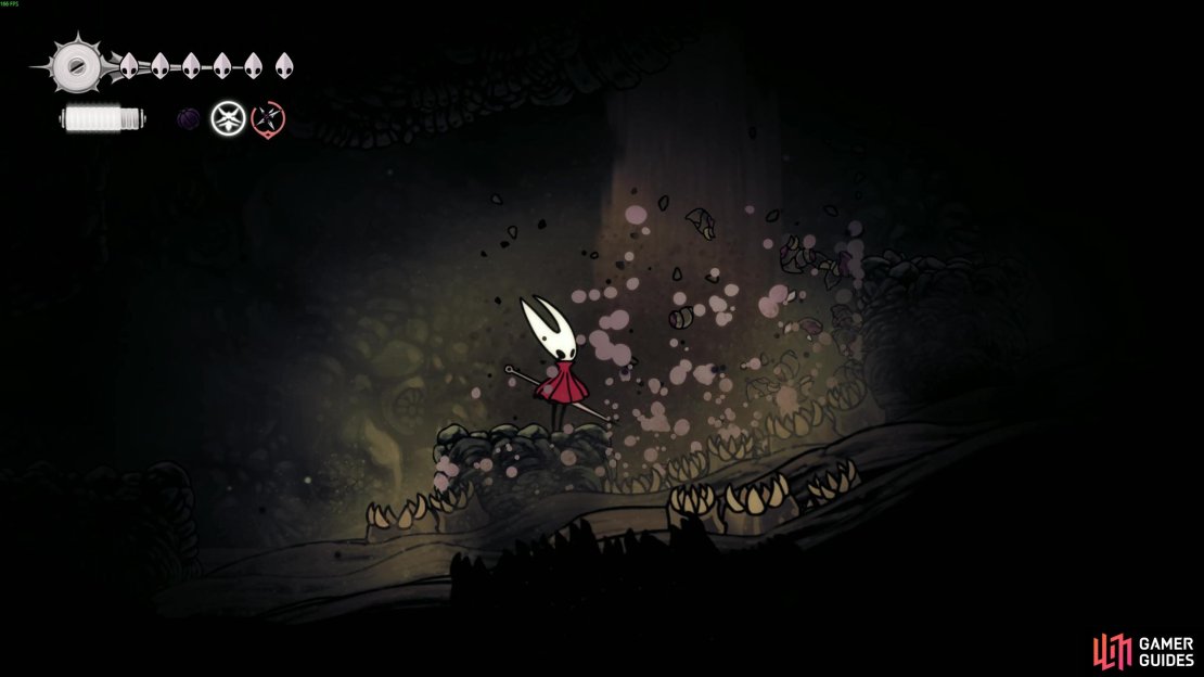 Here’s how to kill Sand Carvers in Hollow Knight Silksong. Image via Gamer Guides/ Team Cherry.