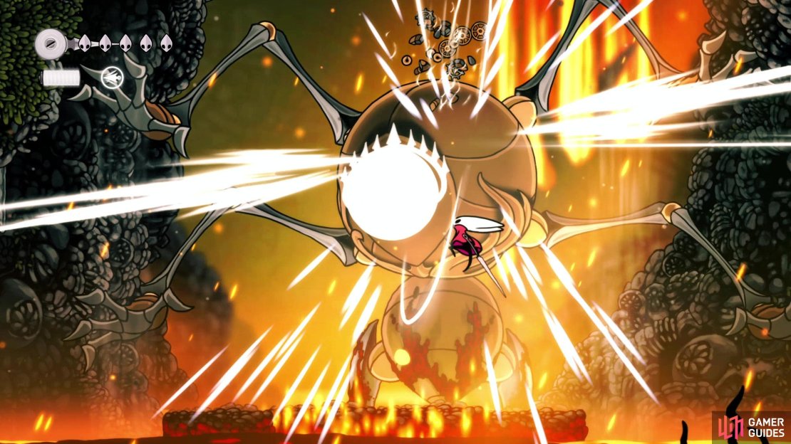 The Fourth Chorus&rsquo;s attacks are easy to dodge, but your own attacks require you to jump, and the boss has a lot of health - be patient, pick your shots, and you&rsquo;ll eventually fell this behemoth.