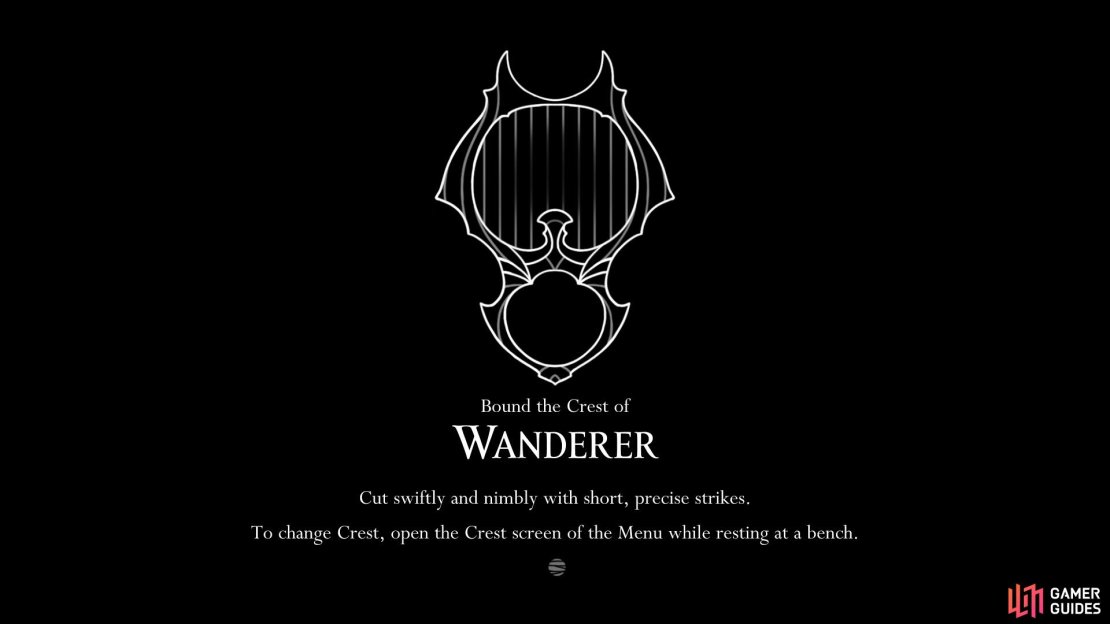 The Wanderer&rsquo;s Crest unlocks a new moveset for Hornet.