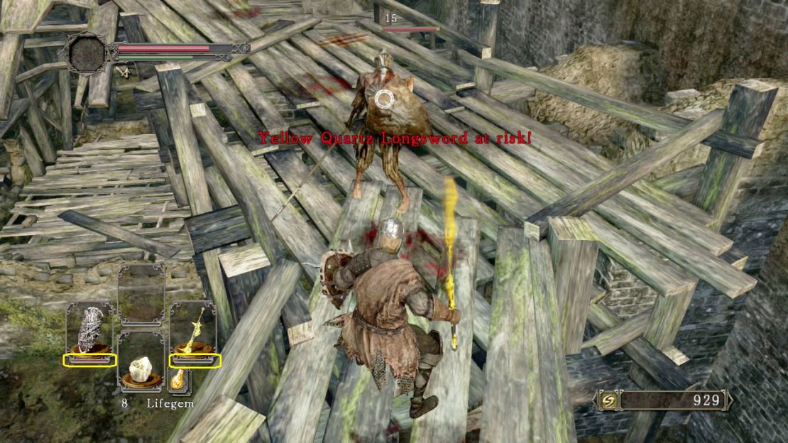 Keep an eye on your durability at all times. Otherwise, you&rsquo;ll get the warning message above appearing on your screen.