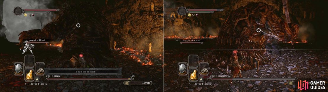 Remember to use the Red Eye Ring if you’re taking Lucatel in with you.