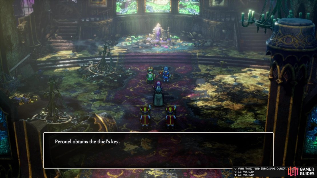 You won’t be able to miss the Thief’s Key, as it’s given to you during the main story.