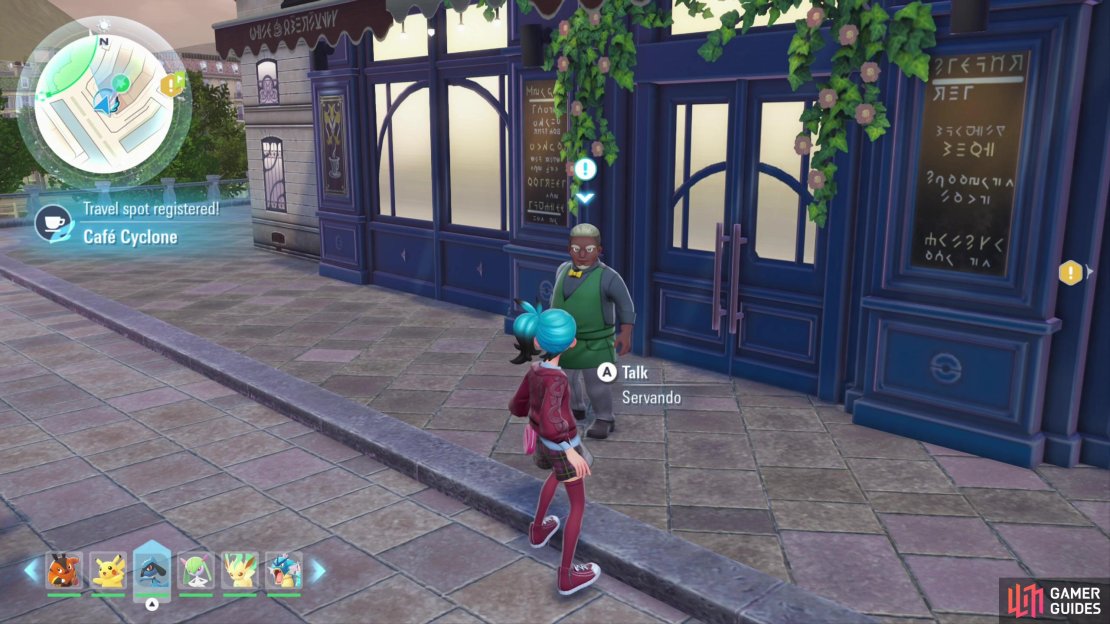 Speak with Servando to begin the Pan-tastic Pot of Tea Side Quest