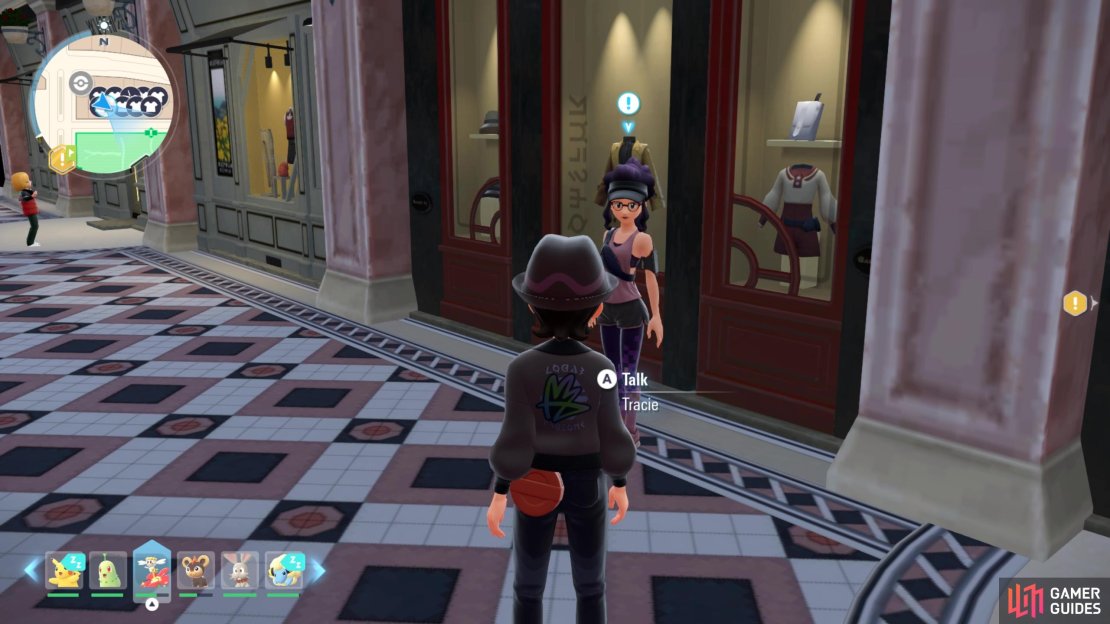 Tracie requires a Pikachu.