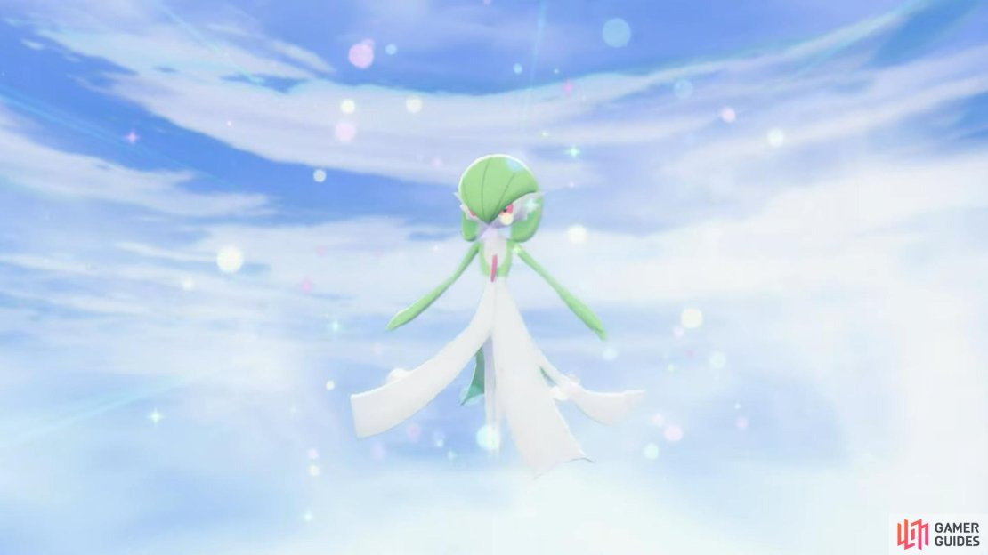 Gardevoir is seeming like the popular evolution for the Psychic and Fairy type party needs. Image via Gamer Guides / Nintendo.