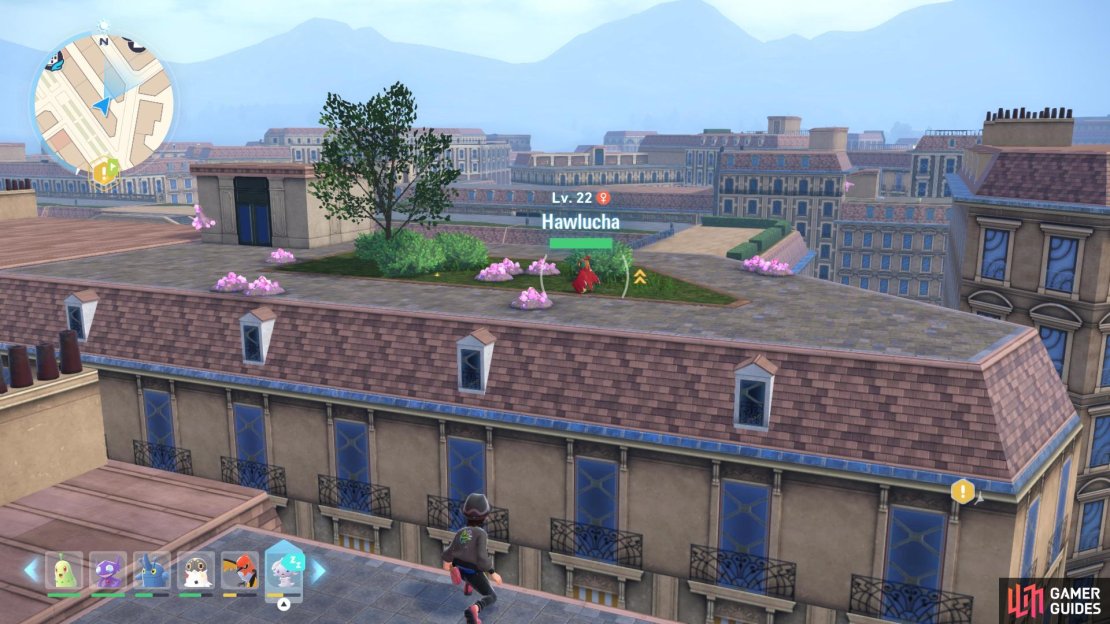 Here is where to find Hawlucha locations in Pokemon Legends ZA. Image via Gamer Guides / Nintendo.
