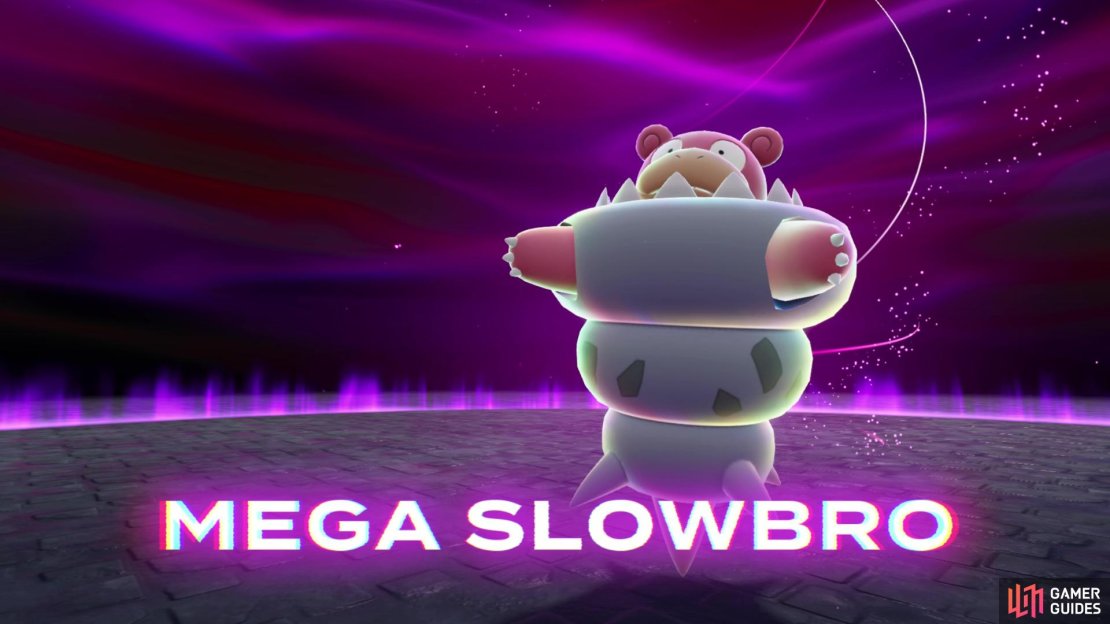Here is a look at how to get Mega Slowbro in Pokemon Legends ZA and counter Rouge Mega Slowbro Weaknesses. Image via Gamer Guides / Nintendo.
