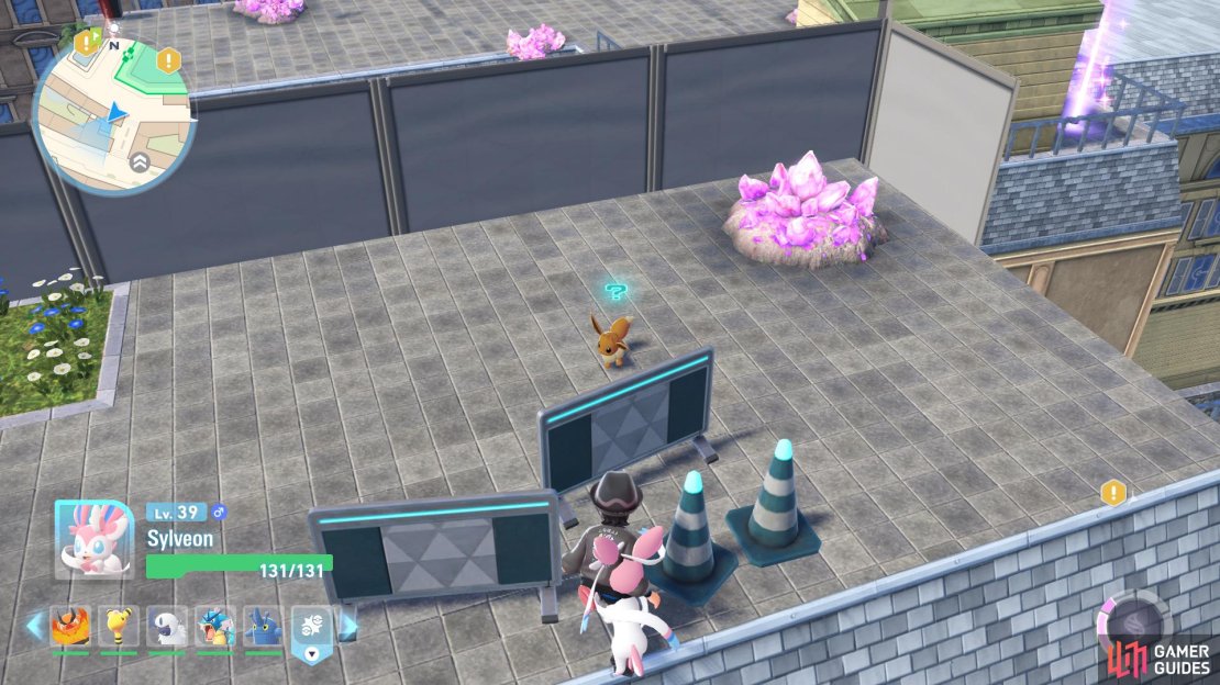 Eevee at Bleu Sector 7