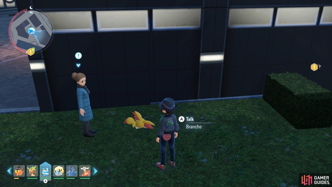 Side mission location