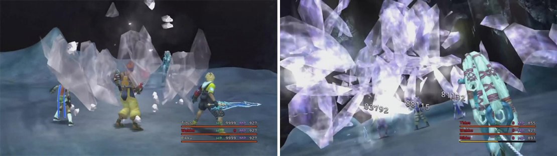 Heavenly Strike causes insta-death if you don&rsquo;t have the protection. Diamond Dust is of course, very strong and hits everyone.
