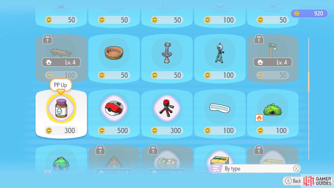 The PP Up Item will increase your overall PP.